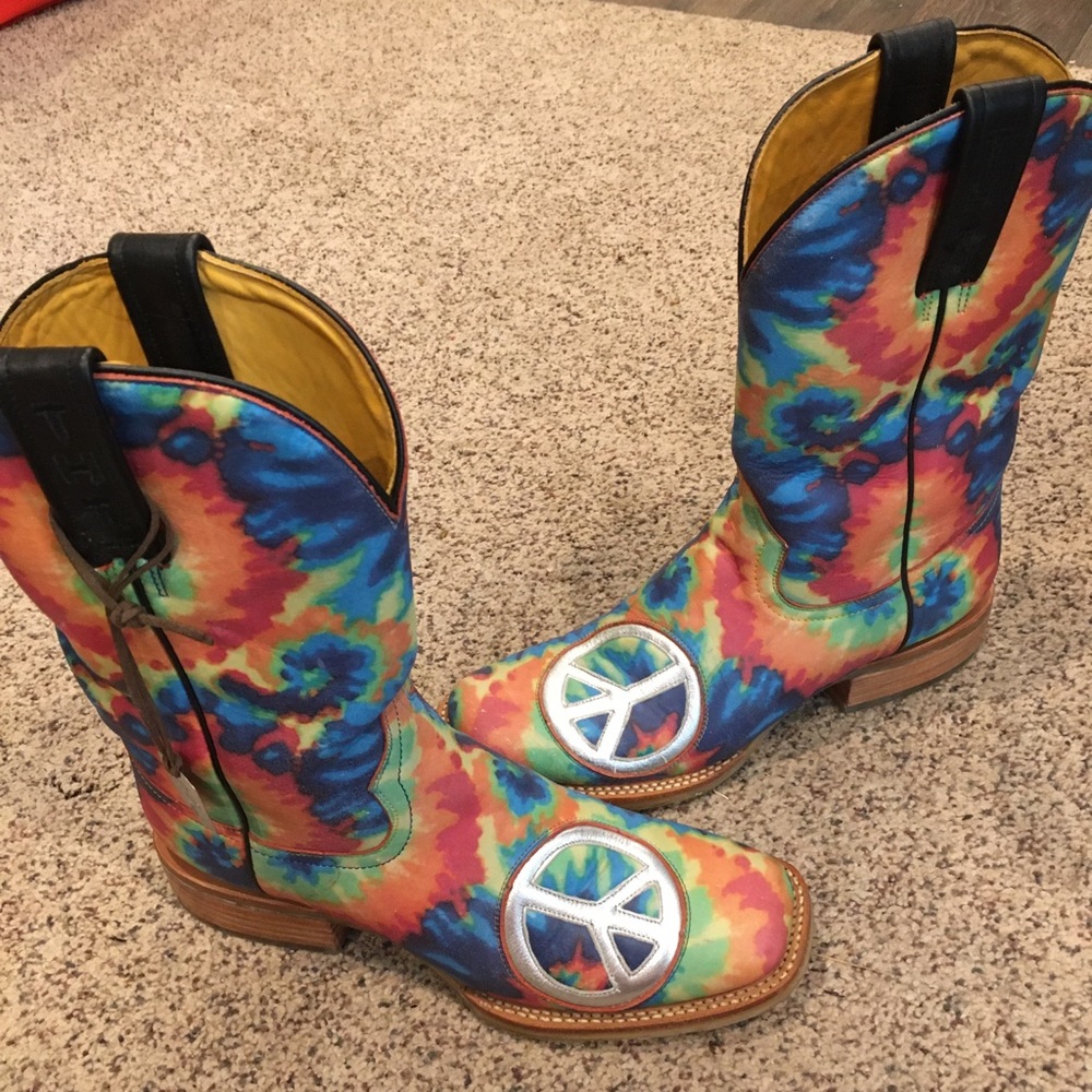 Tin Haul Tie Dye Boots Women